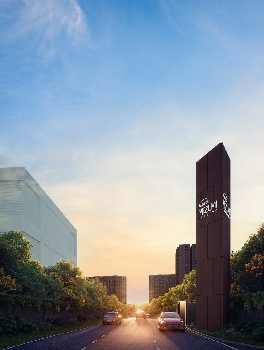 Assetz Mizumi Reserve, artist's impression